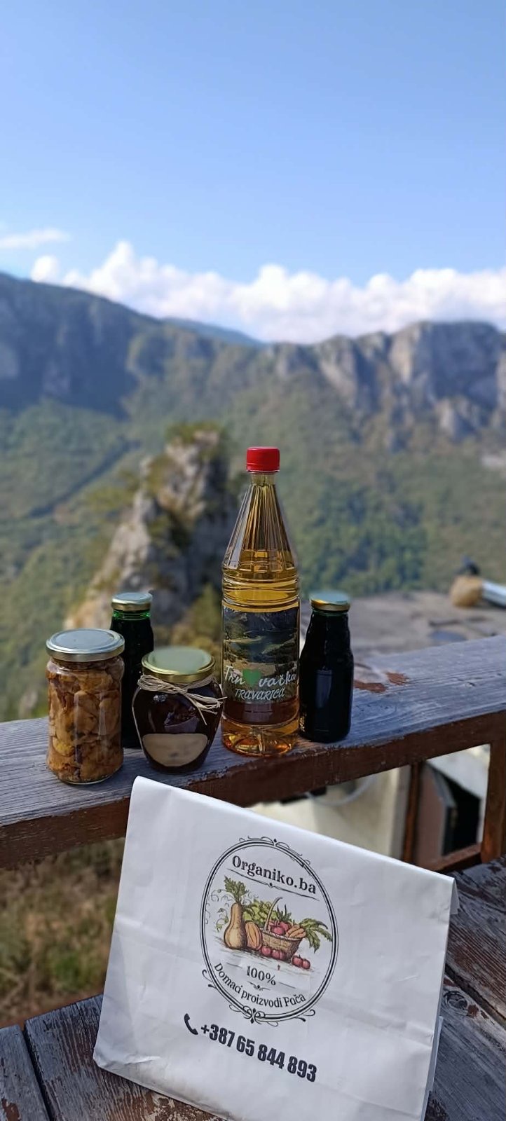 Domaći proizvodi Organiko.ba u prirodi